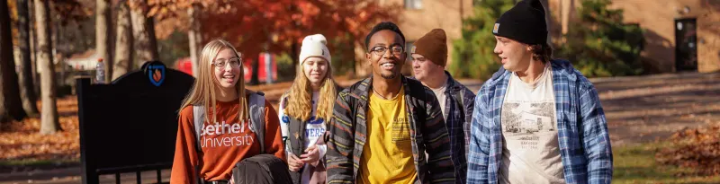 students in fall