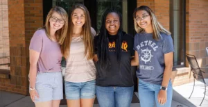 Four Female Bethel University Students