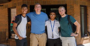 Four Male Bethel University Students