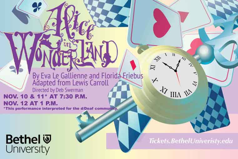 ALICE in Wonderland postcard