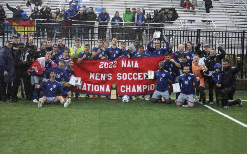 Men’s Soccer wins the 2022 NAIA National Championship