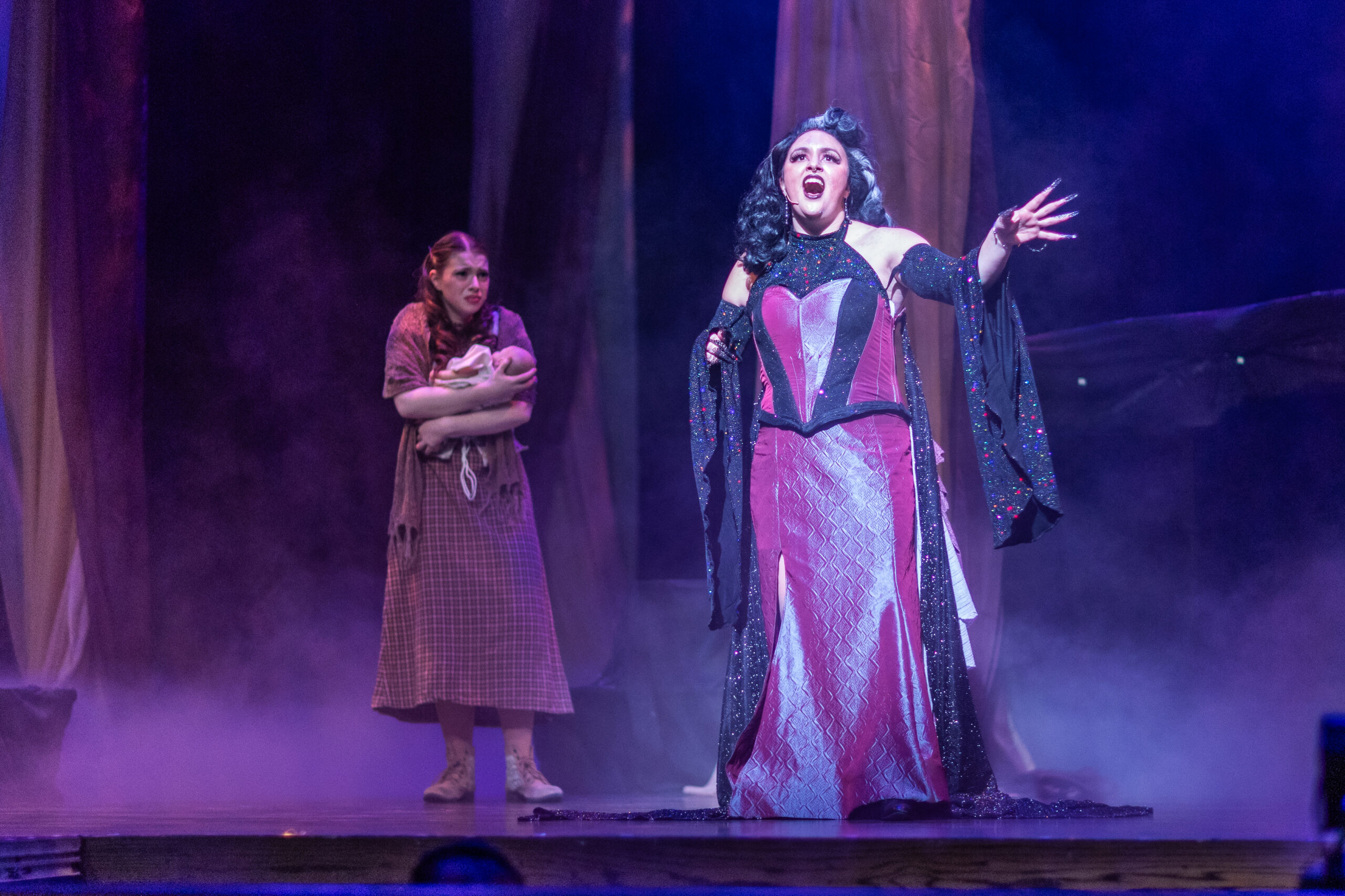 Bethel University Theatre Program with students acting on stage